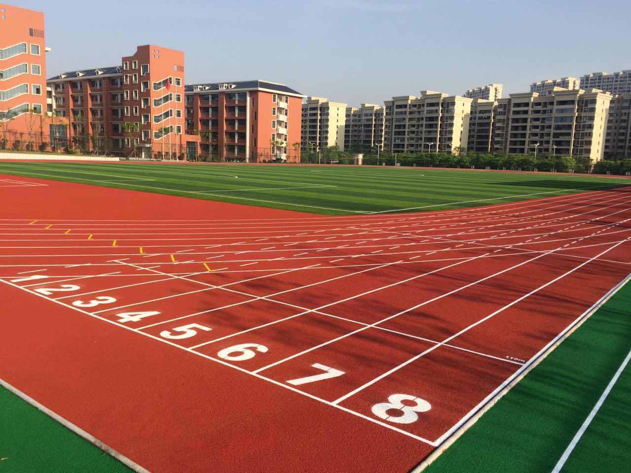 wet pour permeable flexible epdm rubber granule flooring tartan sports flooring indoor carpet athletics running track