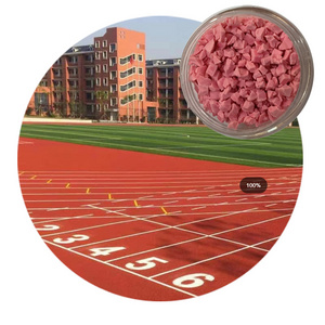 wet pour permeable flexible epdm rubber granule flooring tartan sports flooring indoor carpet athletics running track