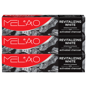 White Activated Charcoal Organic Coconut Oil Teeth Toothpaste Natural Teeth Vegan Fluoride-Free Sulfate-Free Black Toothpaste