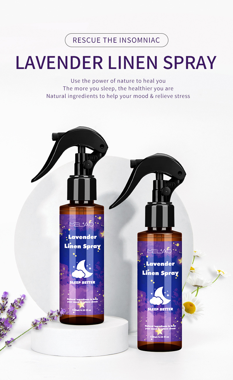 Natural Lavender Room Spray Pure Lavender Essential Oil and Chamomile Deep Sleep Pillow Spray Linen Aromatherapy Spray