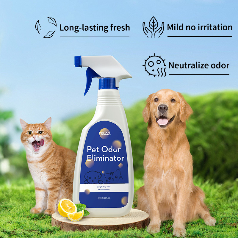 Private Label Fragrance Free Pet Smell Neutralizer Dog Cat Horse Freshing Pet Stain Odor Eliminator Spray