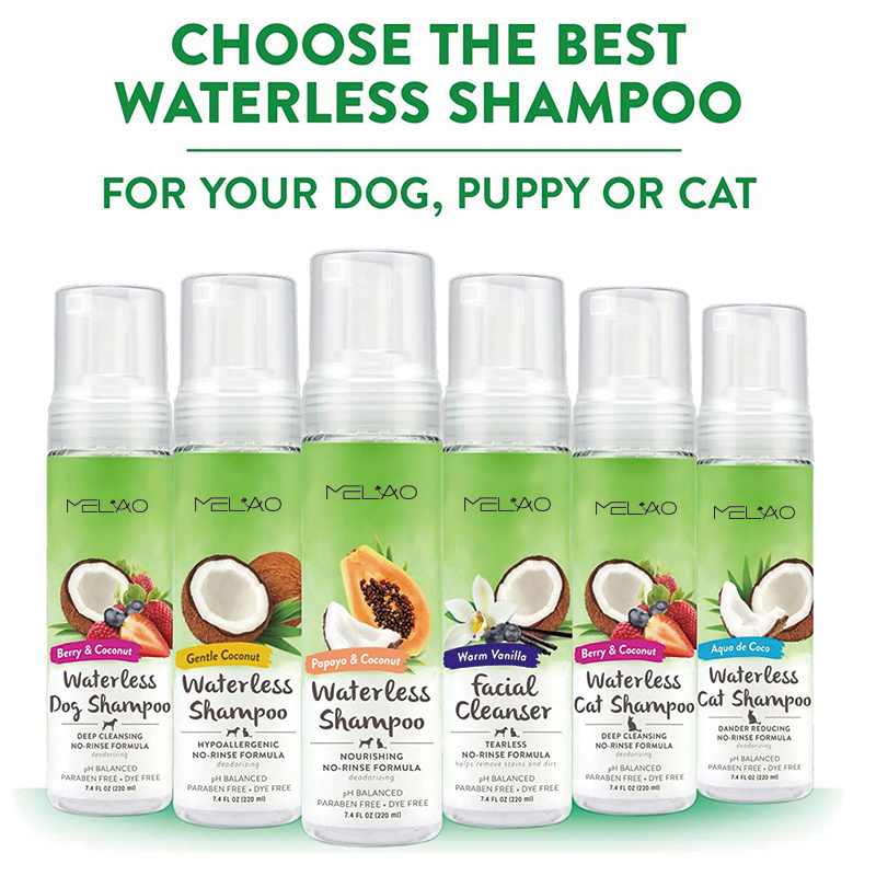 Pet Deep Cleansing Bath Wash Dry Shampoo Private Label Moisturizing Smoothing Pet Dry Hair Shampoo Deodorant For Bathing