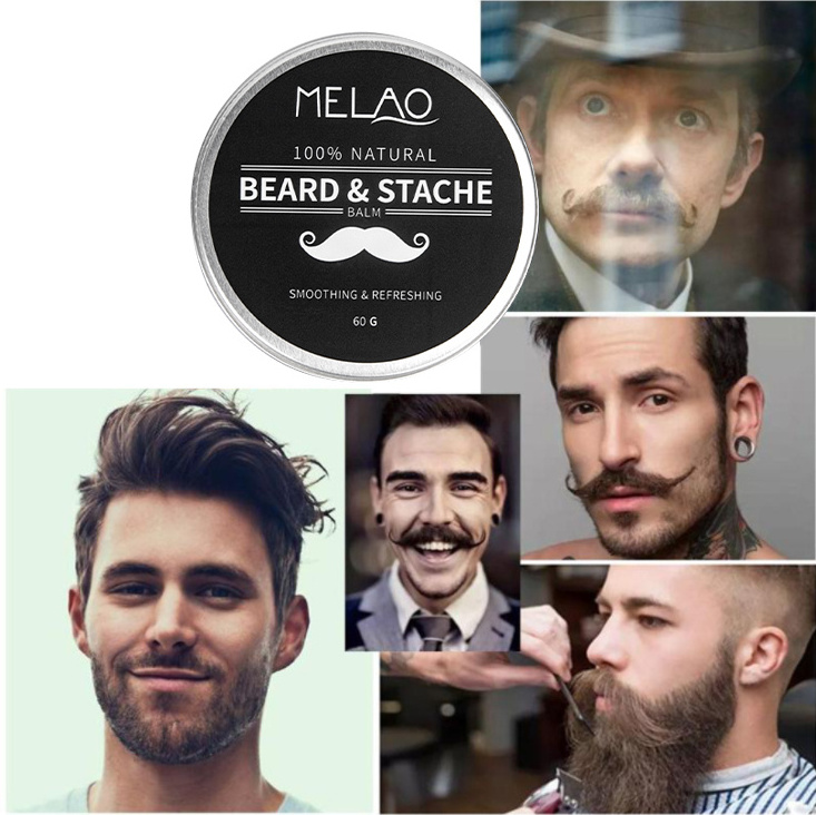 Oem Melao Natural Organic Cologne Beard Growth Butter Beard Balm Wax For Men After Shave Mustaches Soften Moisturize