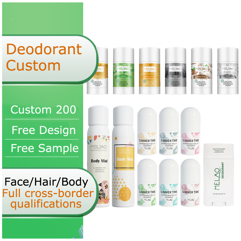 Private Label Deodorizer Mens Deodorant Stick Organic Body Aluminum Free Spray Deodorant For Kids Roll On & Antiperspirant Balm