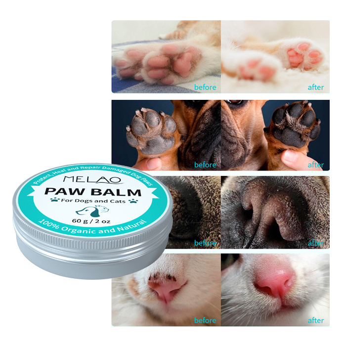 OEM / ODM Mascotas Shampoo Organic Flea Spray And Natural Paw Wax Pet Ear Cleaner Heals Repairs Damaged Dog Deodorant Paws Balm