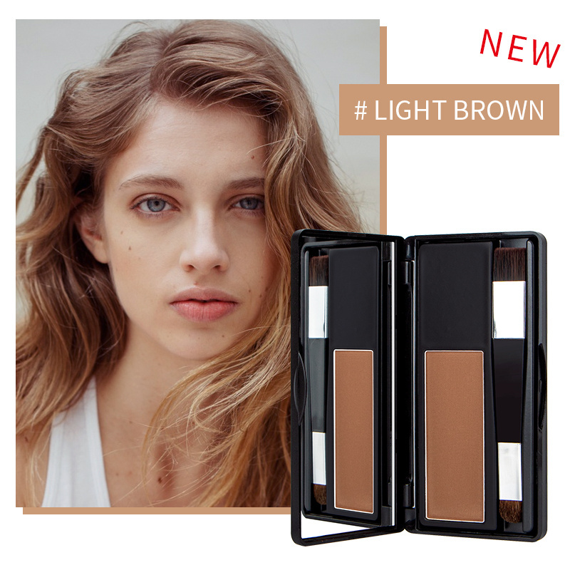 Root Touch Up Hairline Shadow Powder Waterproof Light Brown Dark Brown Hairline Powder Concealer