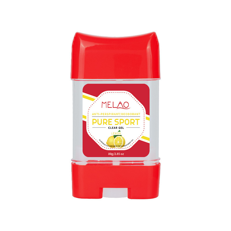 Deodorant Factory Wholesale Natural Gel Deodorant Melao Deodorant Gel Lemon Scent 80g for Men