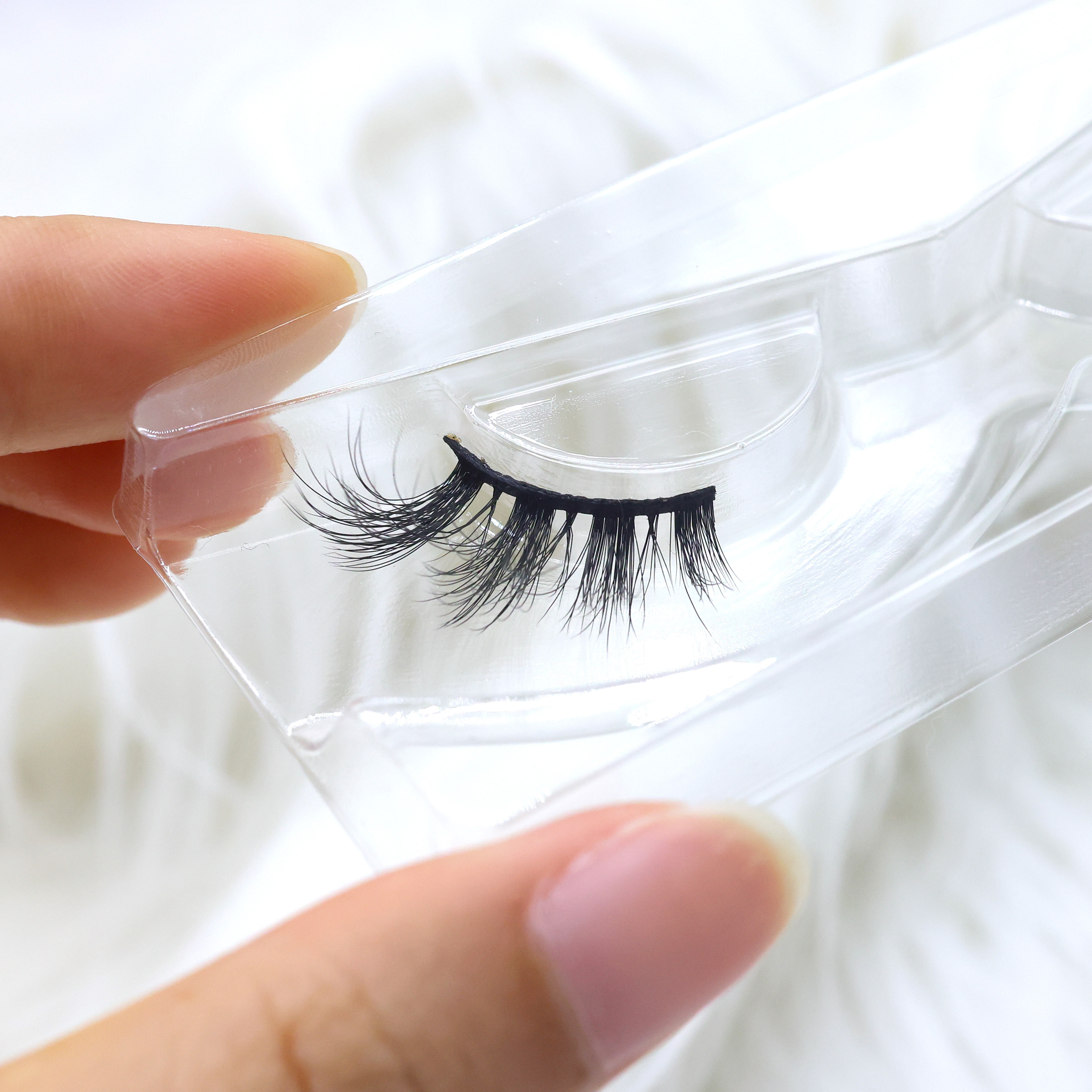 Cat Eye Lashes Wholesale False Eyelash 3d Natural Eyelashes faux false mink half lashes eyelashes