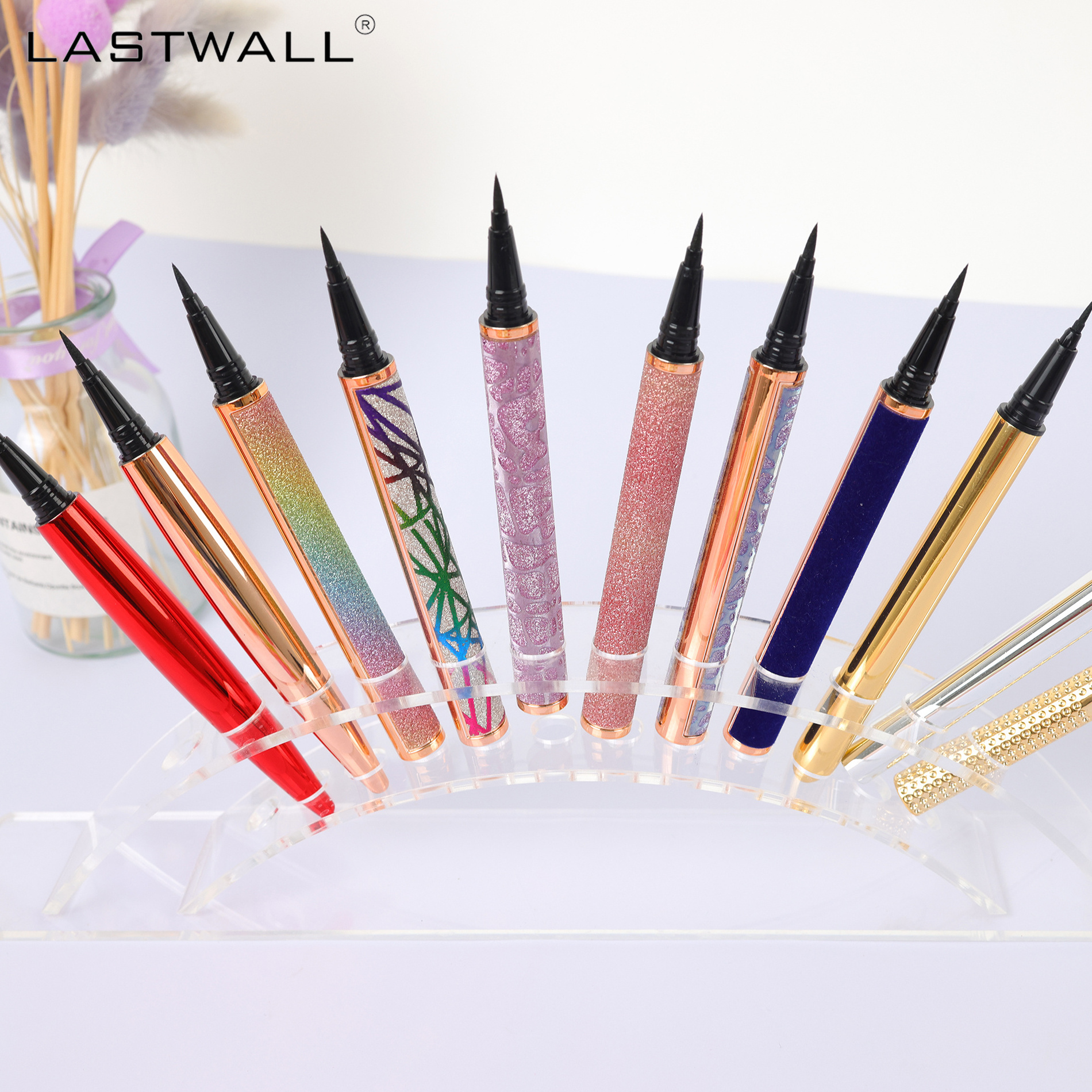 Custom colorful eyeliner glue pen  Vegan Makeup eyeliner  Makeup lashes Amazing Look  diamond pen eyeliner