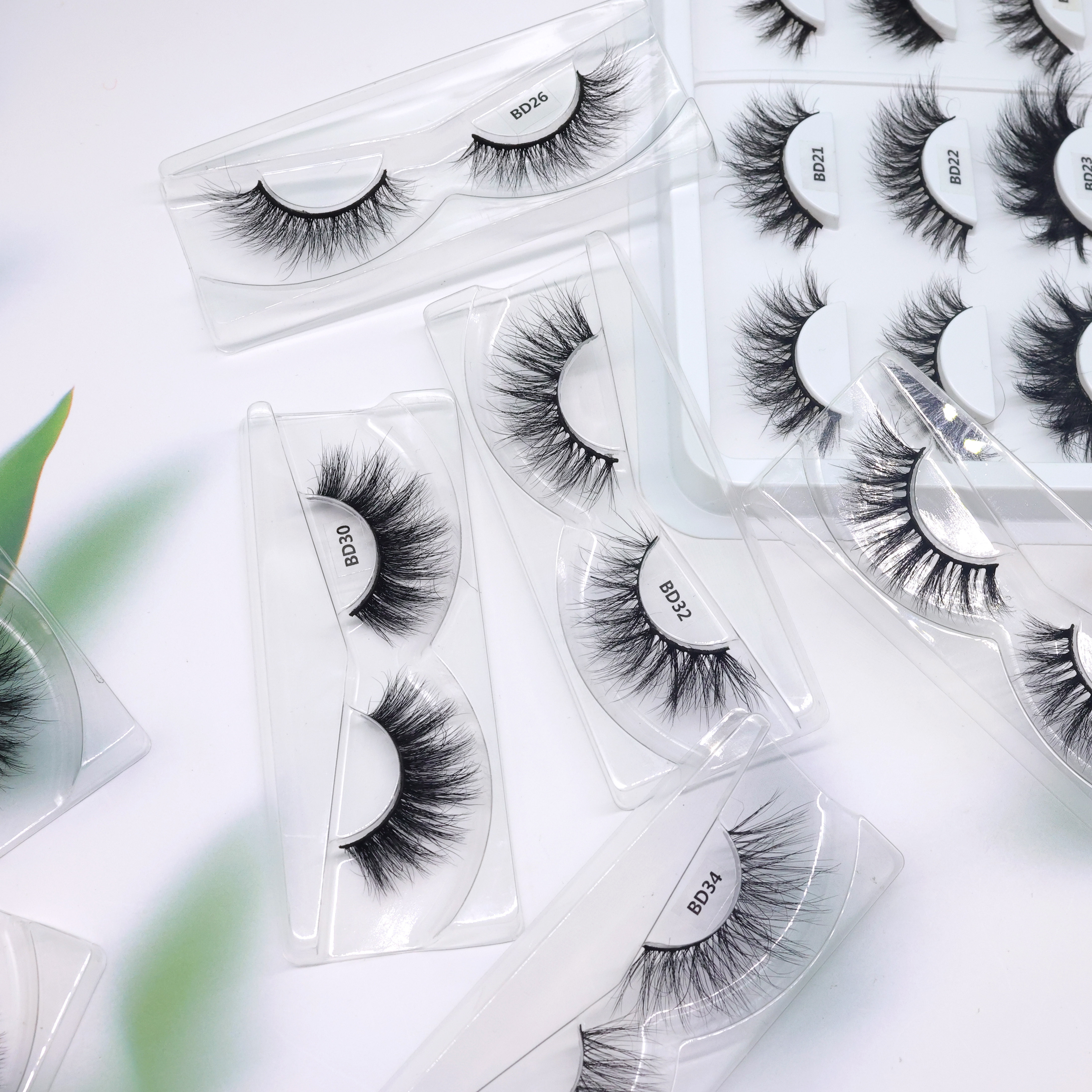 100% Real Mink self adhesive eye lashes wholesale vendor short mink eyelashes 3d mink short lashes