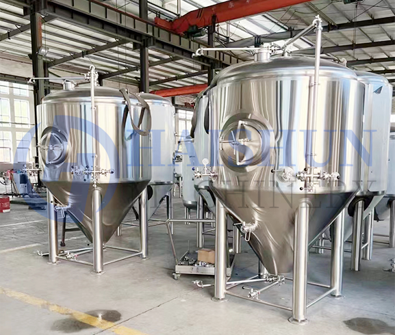 stainless steel fermenter, conical fermenter cooling jackets, beer fermenter made in HSM