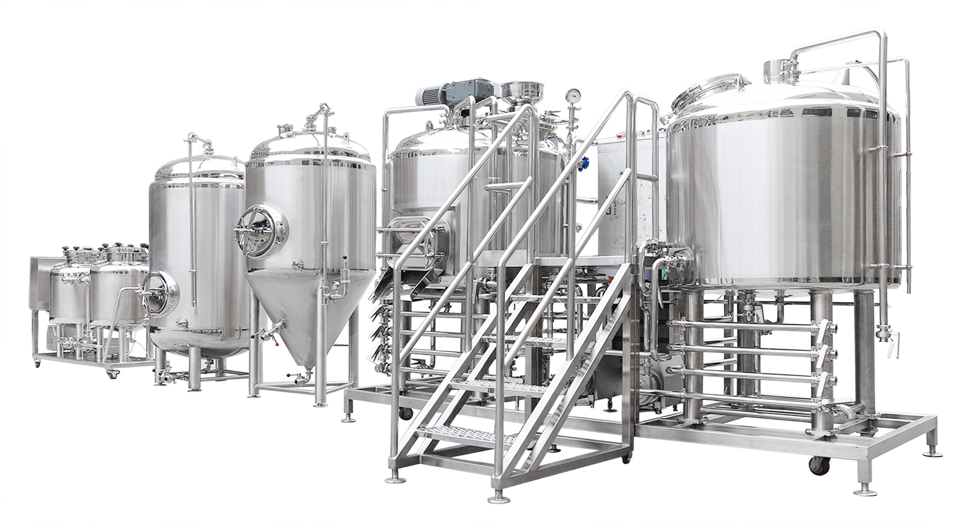 Commercial 1500L Brewhouse  steam heated  mash lauter kettle