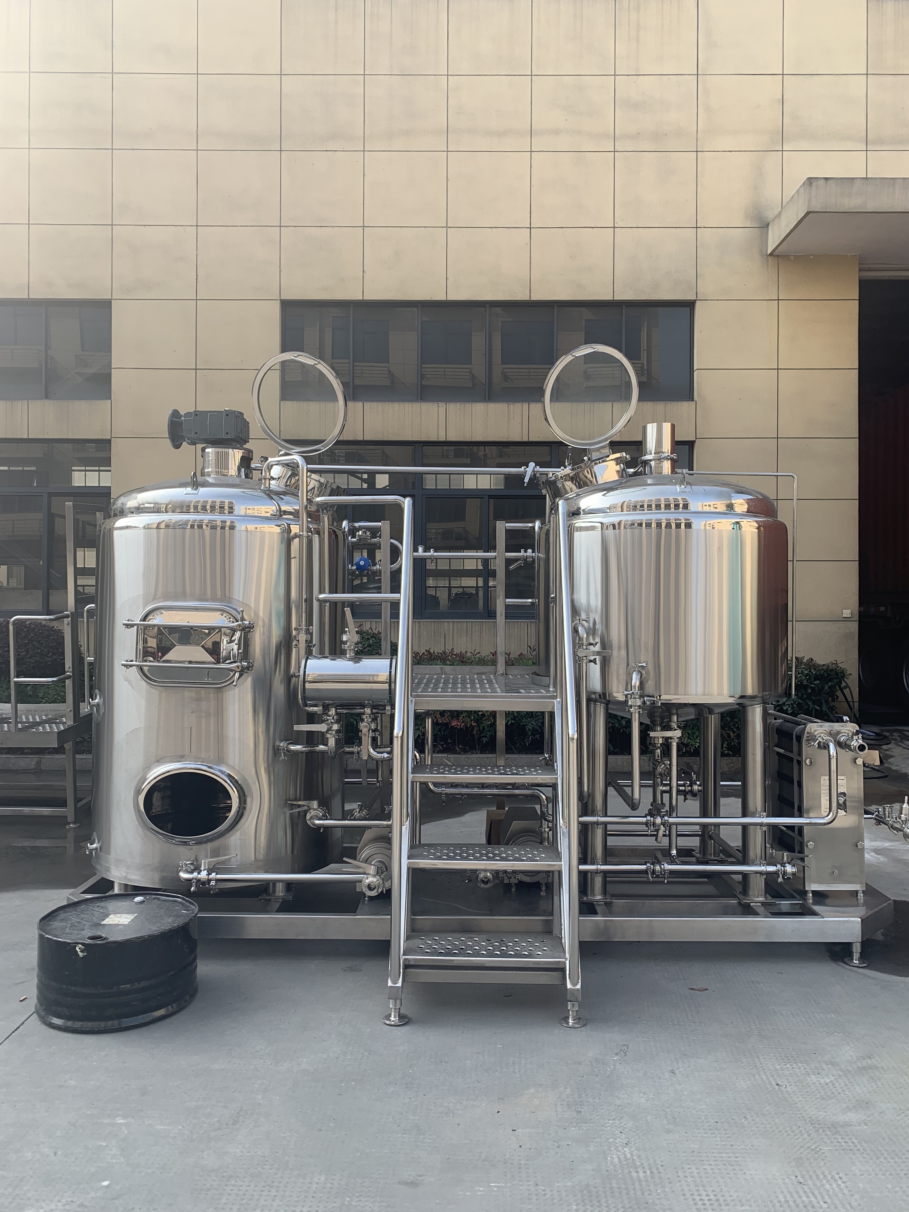 brew equipment brewing cold liquor tank