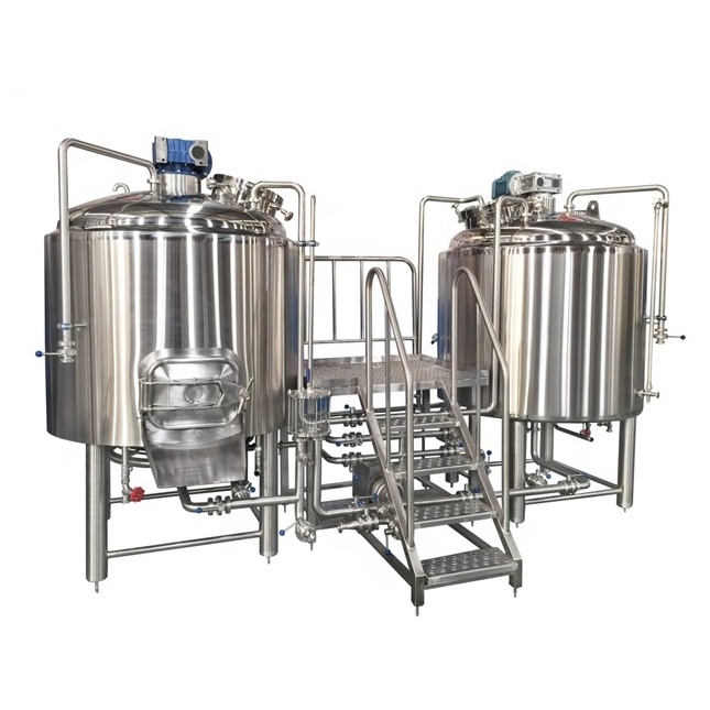 Commercial 1500L Brewhouse  steam heated  mash lauter kettle