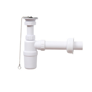 Factory Price Sanitary Ware Stainless Steel Waste Trap Sink Bottle Wash Basin Drainer Pipe With Strainer