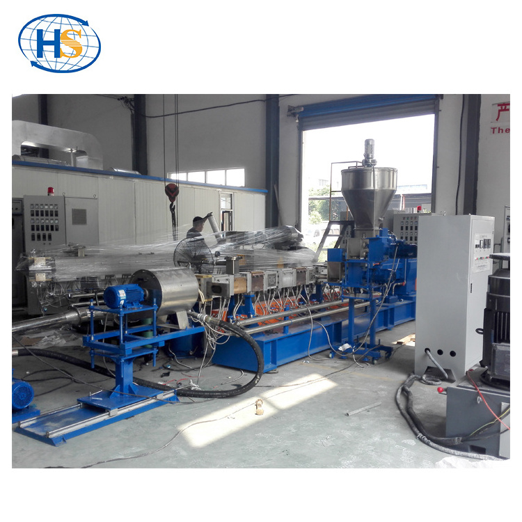 TPR Pelletizing Extruder Artificial grass lawn rubber filler masterbatch extrusion machine