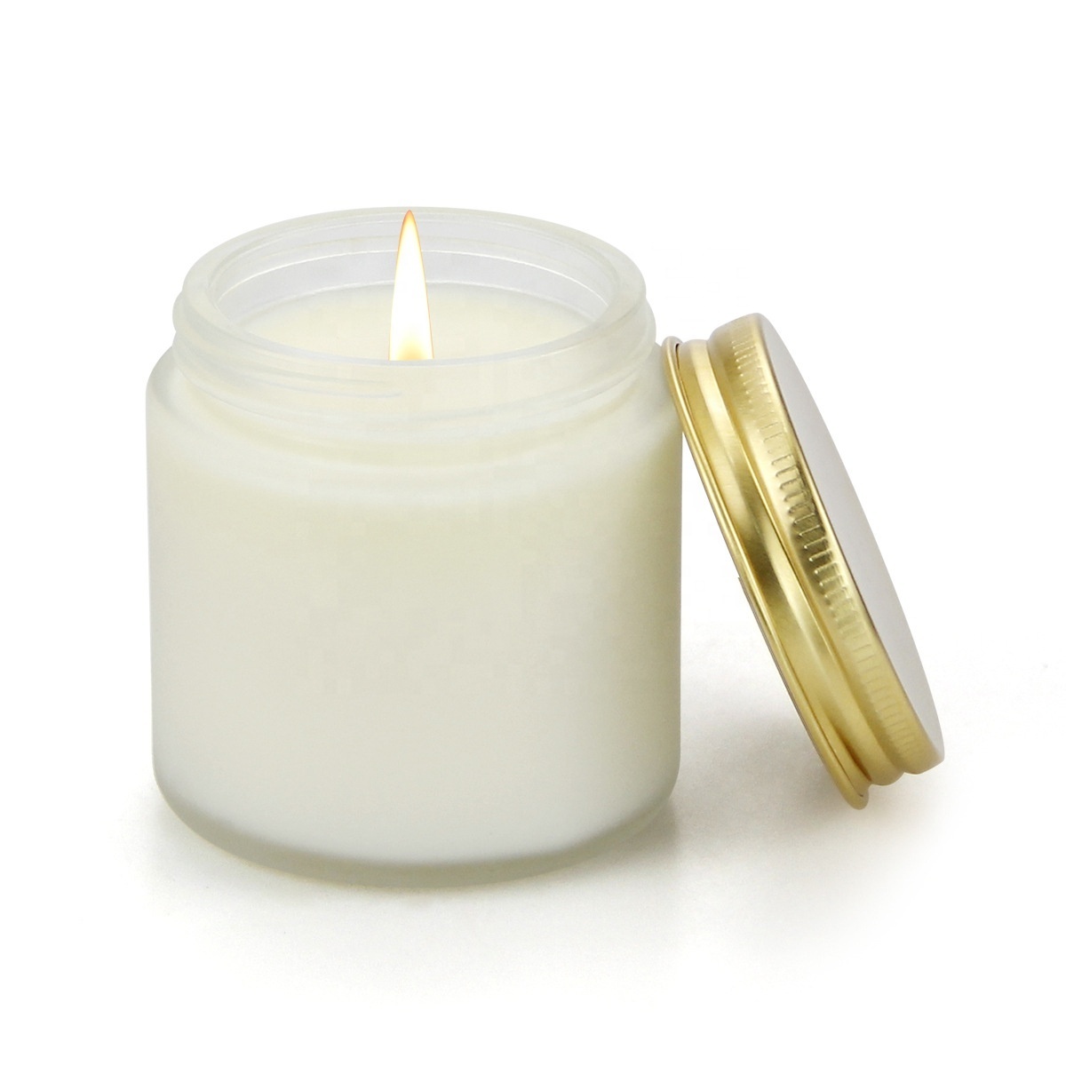 wholesale Candle Decorative Glass scented candle Jar and Aromatic candle with Aroma