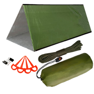 Hot Sale Go Time Gear Life Orange Waterproof Thermal Survival Shelter Emergency Tube Tent For Camping Hiking