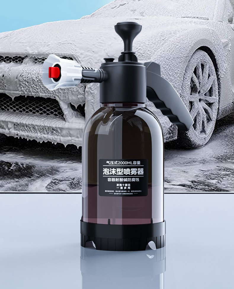 Manual Pneumatic Foam Spray Bottle Car Wash Flower Sprayer Fan-Shaped Acid And Alkali-Resistant Foam Sprayer