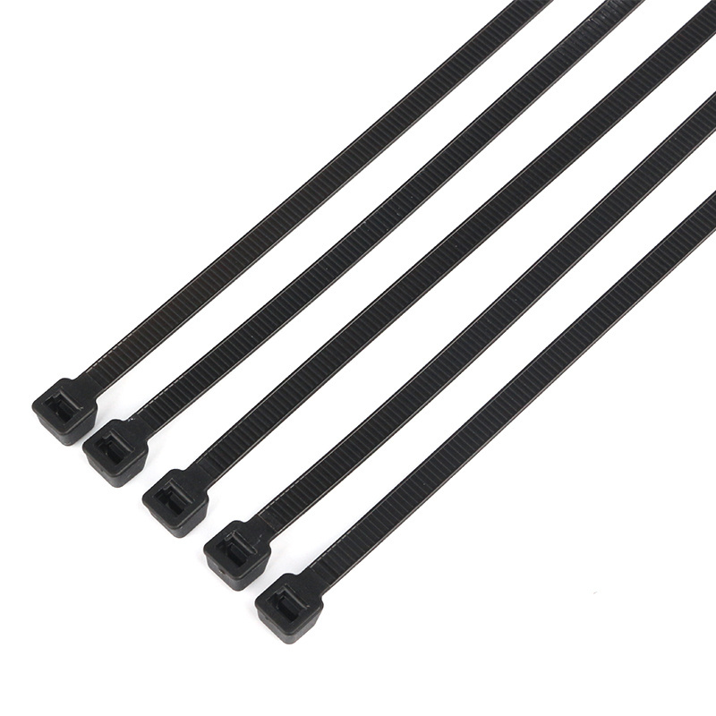 Haitai Plastic bundled wire harness nylon 66 tie 2.5*80mm cable ties black Self Locking Cable Tie