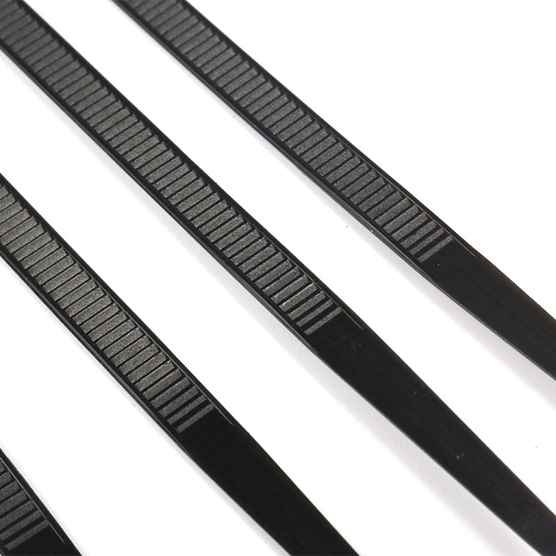 Haitai Plastic bundled wire harness nylon 66 tie 2.5*80mm cable ties black Self Locking Cable Tie