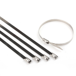 Multi-purpose Ball Lock Type Zip Ties Self-locking Stainless Steel Cable Ties