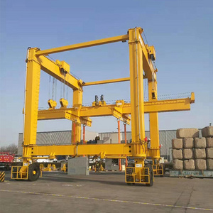 Hot products   40 tons rubber tyred gantry crane container manufacturer with latest designs