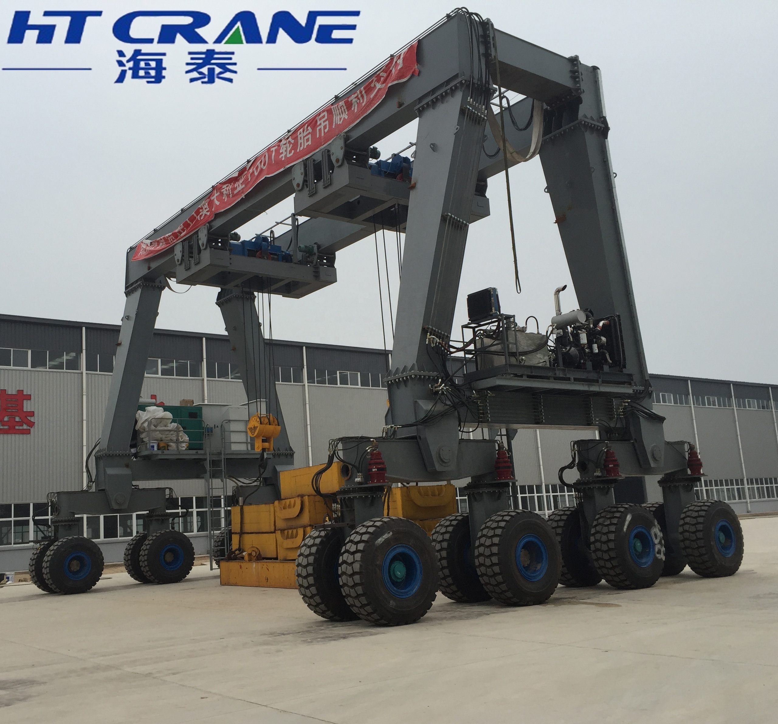 Hot products   40 tons rubber tyred gantry crane container manufacturer with latest designs