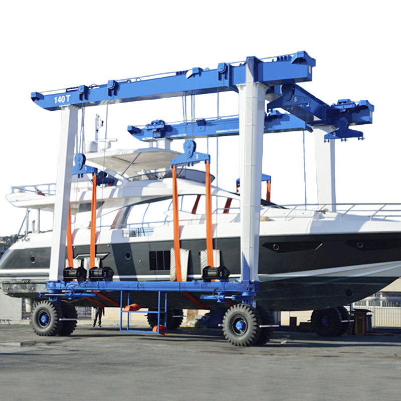 Factory price floating boat lift 500 ton travel lift  mobile lift boat