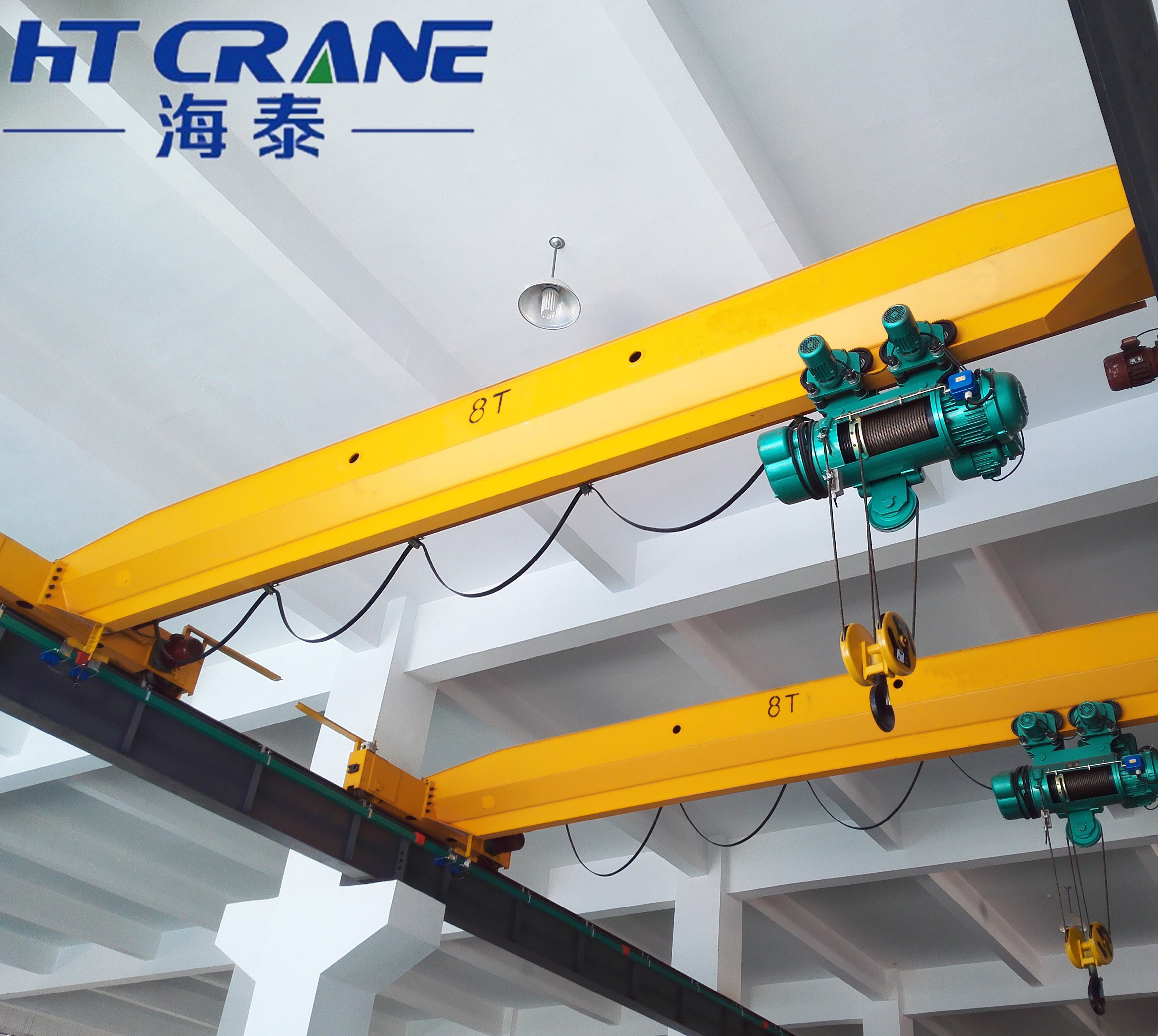 Mobile electric hoist bridge crane 5 ton overhead crane for electroplating shop