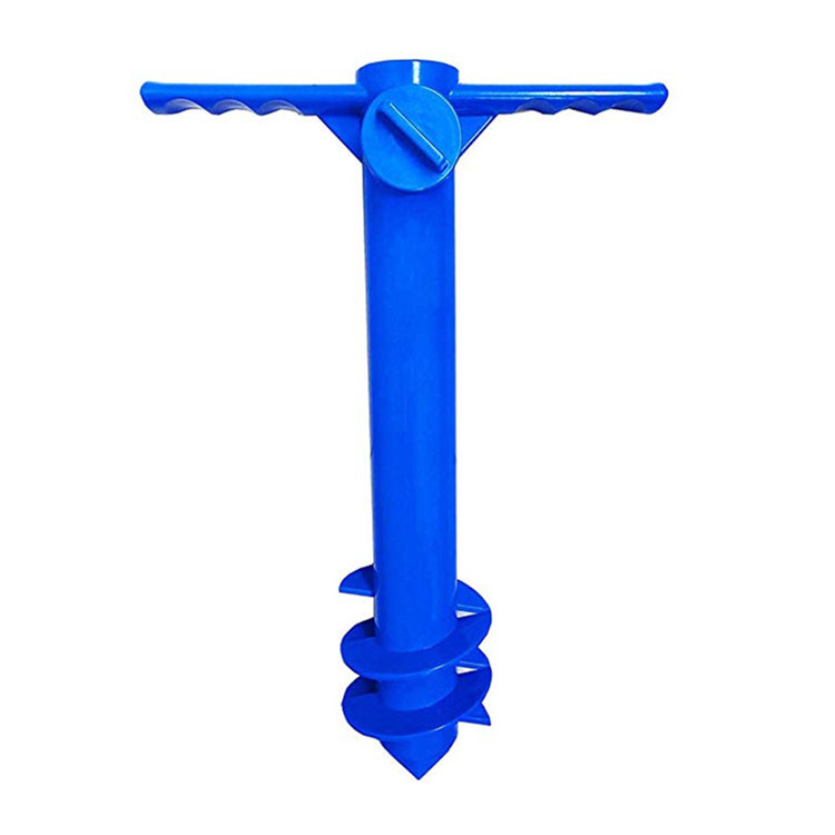 Beach umbrella drill in umbrellas plastic, Umbrella Stand, Each Umbrella Screw Sand Anchor