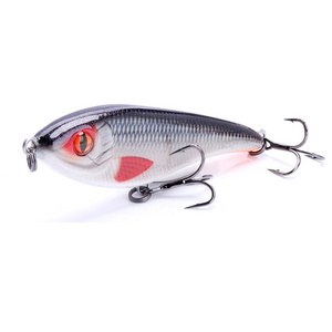 VTAVTA 9cm 21g Jerkbait Sinking VIB Fishing Lure Hard Artificial Jerk Bait Pike Fishing Wobblers Crankbait With ORIGIN Hooks