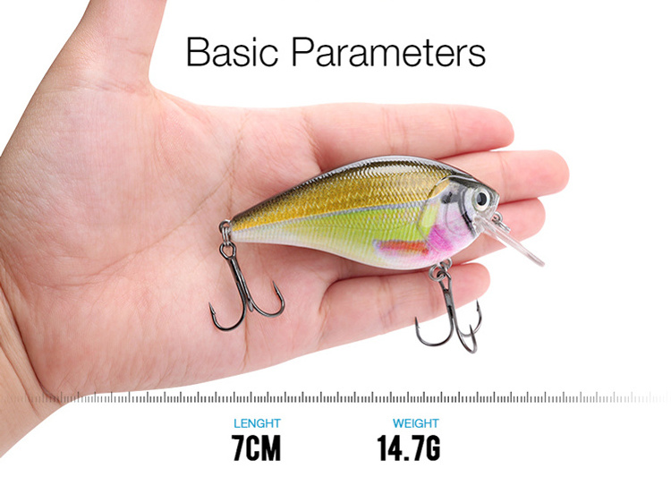 2019 2.5 inch 14.5g square bill fishing crankbait deep lure blanks,best fishing lure unpainted