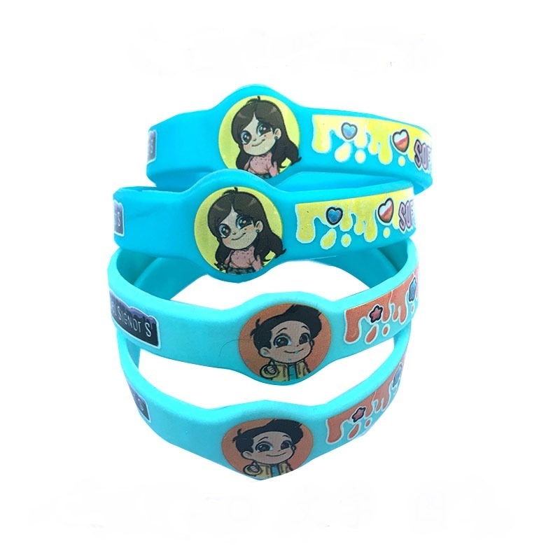 Wholesale cheap printing debossed silicon bracelet making machine bands custom silicon wrist band for personalized gifts