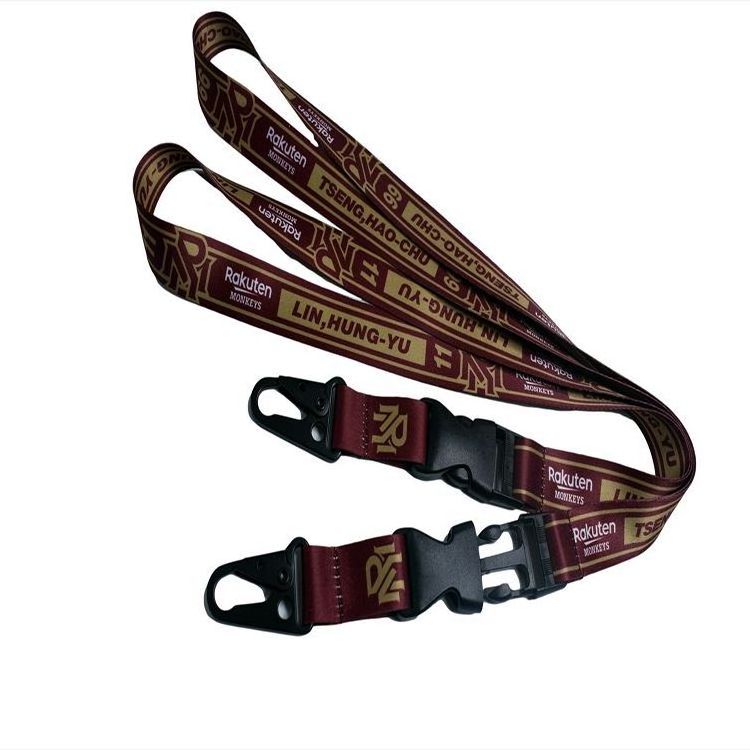 promotional lanyards Id Card Printed Phone Case Key Chain Polyester Lanyard With Clip Lanyards with custom logo