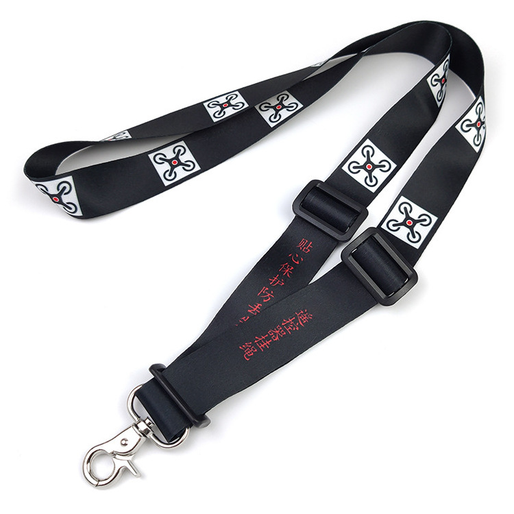 promotional lanyards Id Card Printed Phone Case Key Chain Polyester Lanyard With Clip Lanyards with custom logo