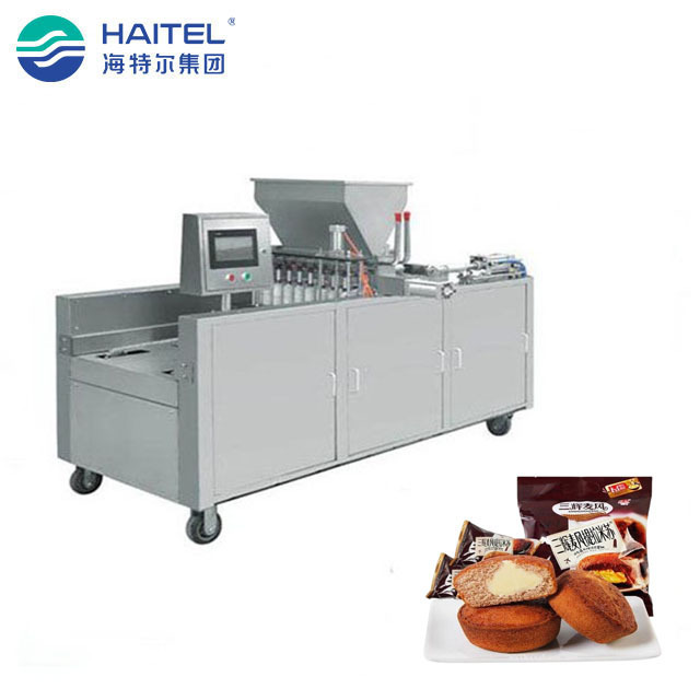 Automatic Commercial Promotional Small Soft Sponge Muffin Cake Making Machine Depositor