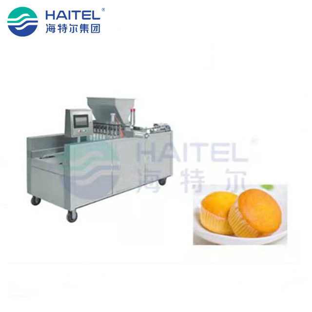 Automatic Commercial Promotional Small Soft Sponge Muffin Cake Making Machine Depositor