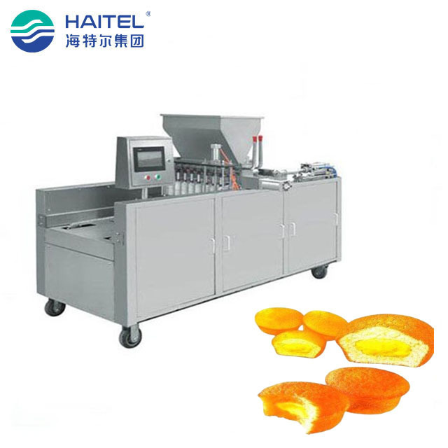 Automatic Commercial Promotional Small Soft Sponge Muffin Cake Making Machine Depositor