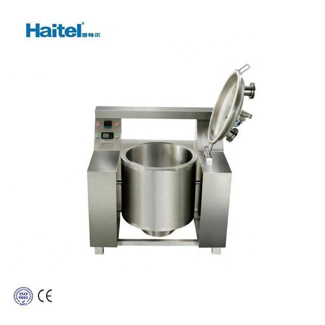 Vacuum hard candy cooker with electrical