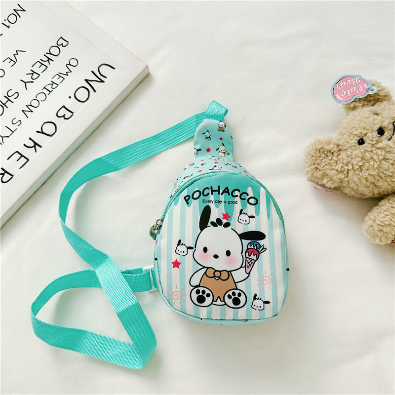 KT Cat Fashion Girls Bookbag Small shoulder bag, stylish baby for travel, small chest bag Kuromi Backpack