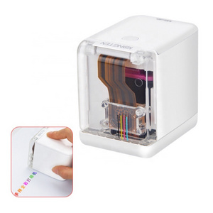 Mini color portable card photo 50mm handheld inkjet cardboard printer