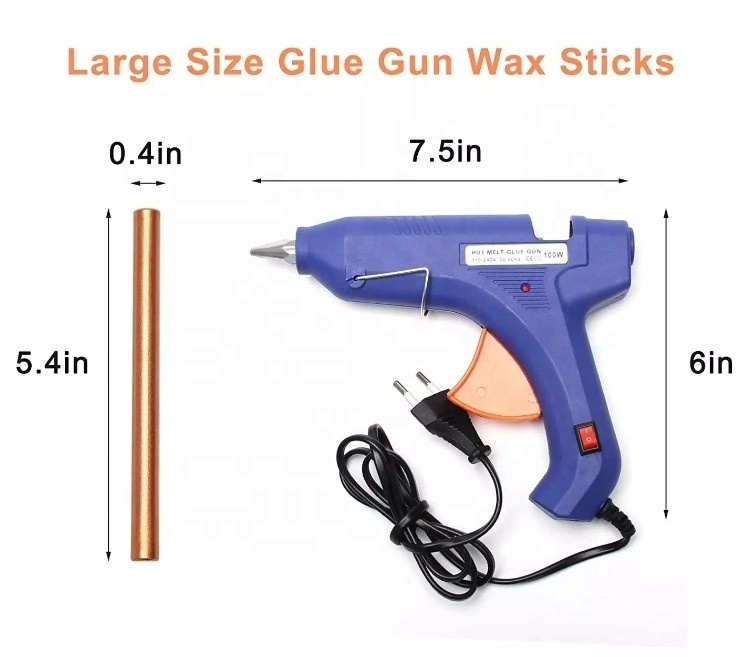 Wax Gun Glue Professional Electric 20w Wax Seal Industrial Silicone Gun Mini Hot Melt Glue Gun