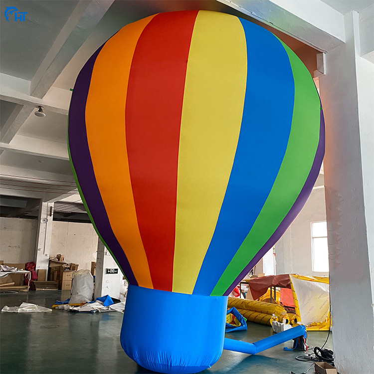 Giant inflatable hot air balloon model grandly opens for sale, customized outdoor display, colored hot air balloons