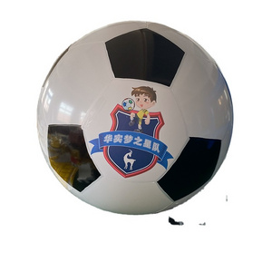 Hot selling giant football club football field decoration giant inflatable football inflatable sports ball model