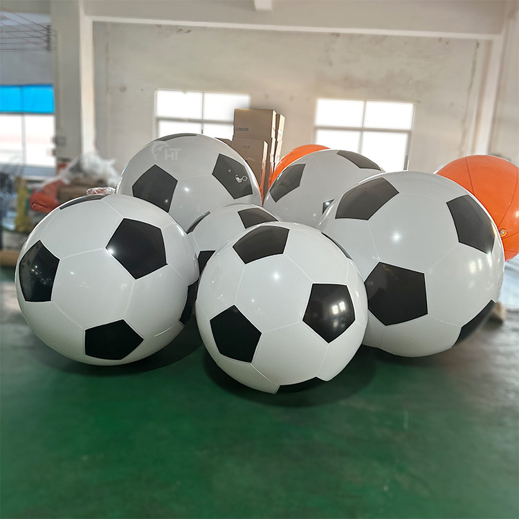 Hot selling giant football club football field decoration giant inflatable football inflatable sports ball model