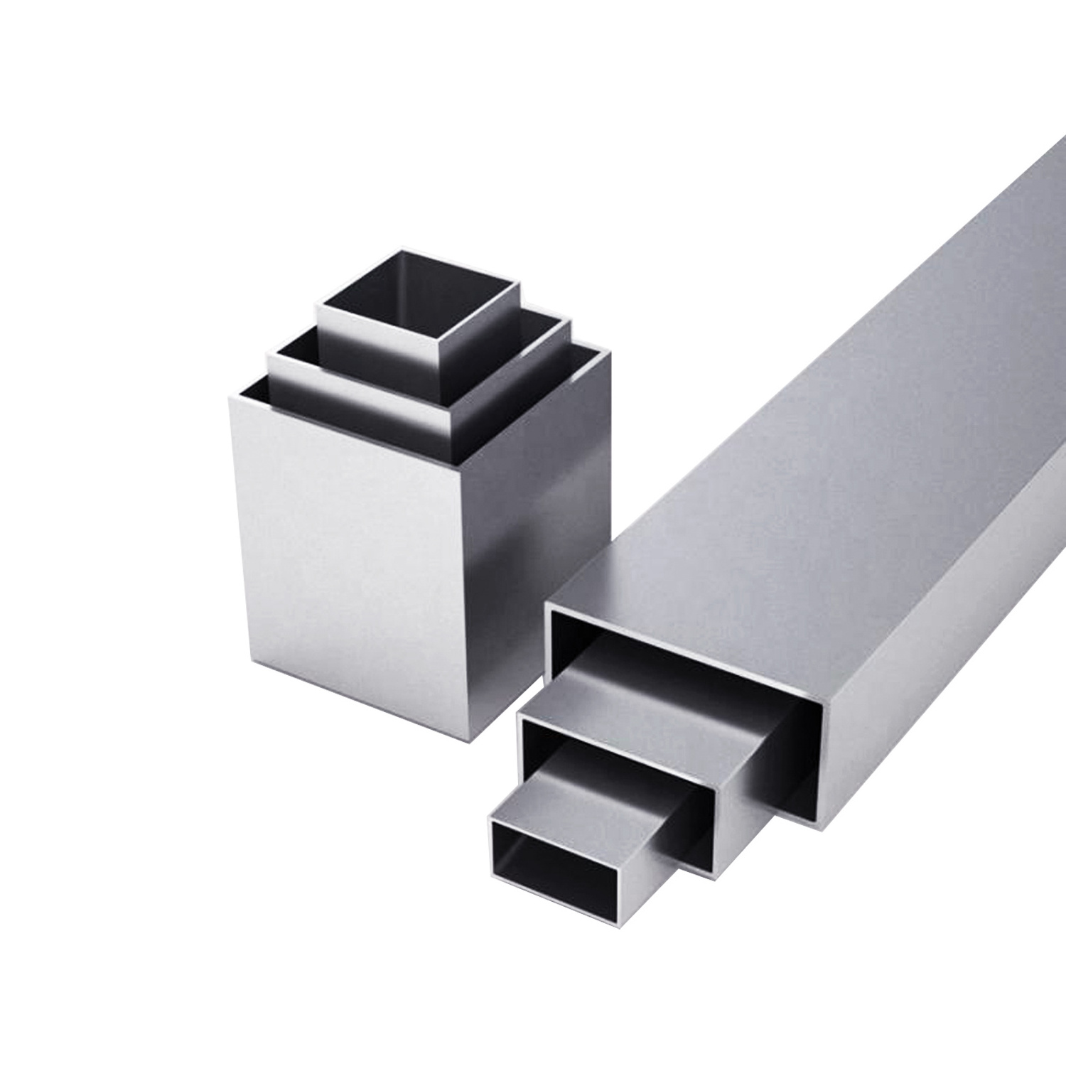 Aluminum Square Tube Extruded Rectangular Tubes Price Per Kg