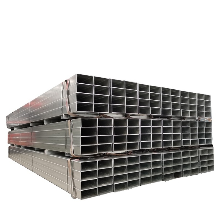 High quality 40x40x2.5 galvanized square tube weight cold formed rectangular steel tube