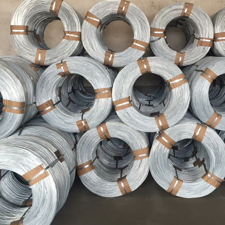 Zinc Coating Wire BWG 16 18 20 21 22 Factory Price Hot Dipped Low Carbon Galvanized Steel Wire