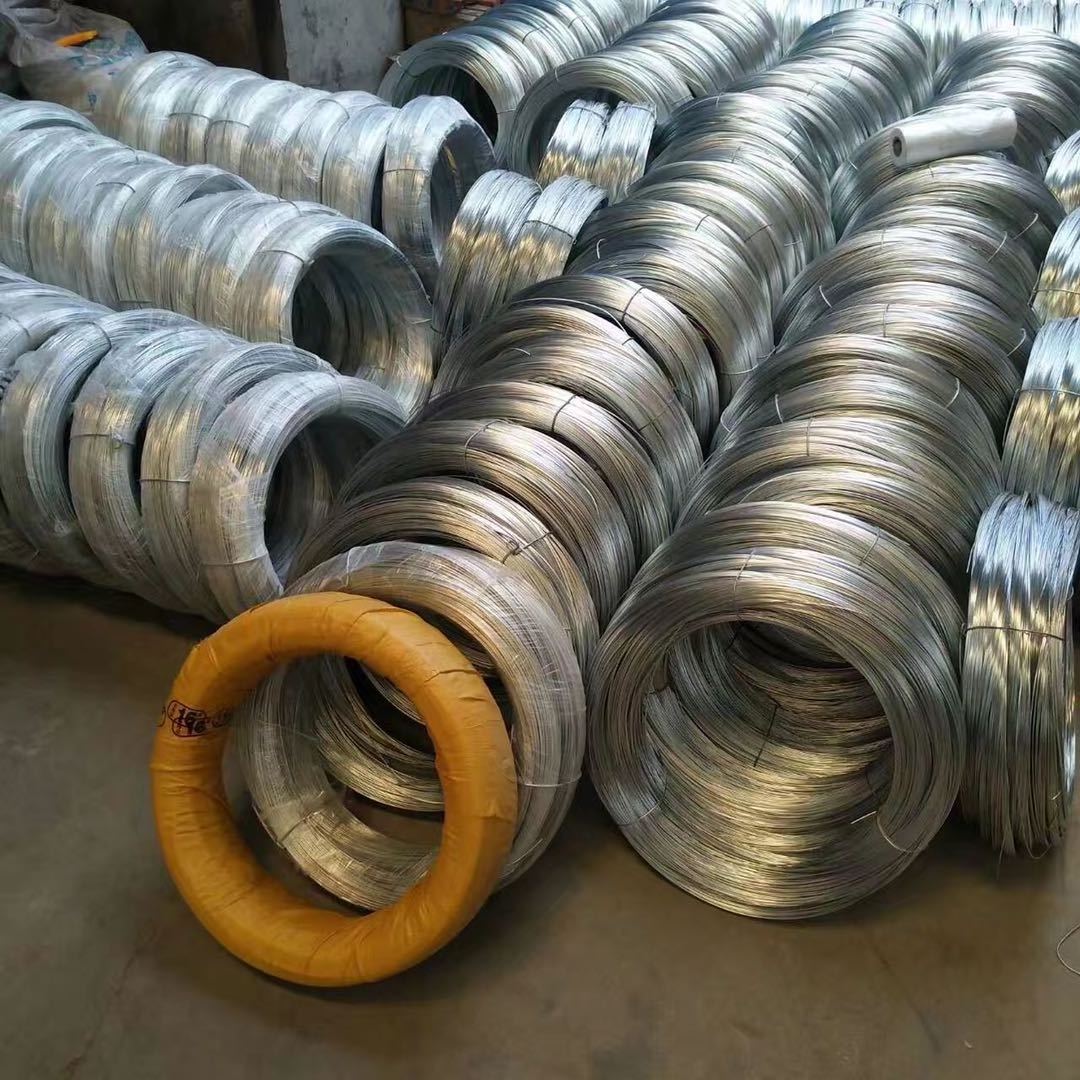 Wire  Rod Hot Dipped BWG 20 21 22 GI Galvanized Binding Wire 12/ 16/ 18 4.77mm Galvanized Steel Wire For ACS